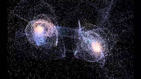 Γαλαξιακές συγκρούσεις αποκαλύπτουν ένα αόρατο Σύμπαν