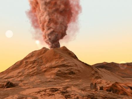 Τα ηφαίστεια του Αρη τον… ψεκάζουν με σκόνη