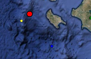 Σεισμική δόνηση 4 βαθμών δυτικά της Ζακύνθου