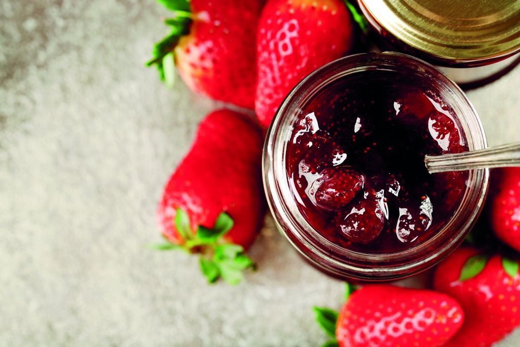 Σπιτική μαρμελάδα φράουλα