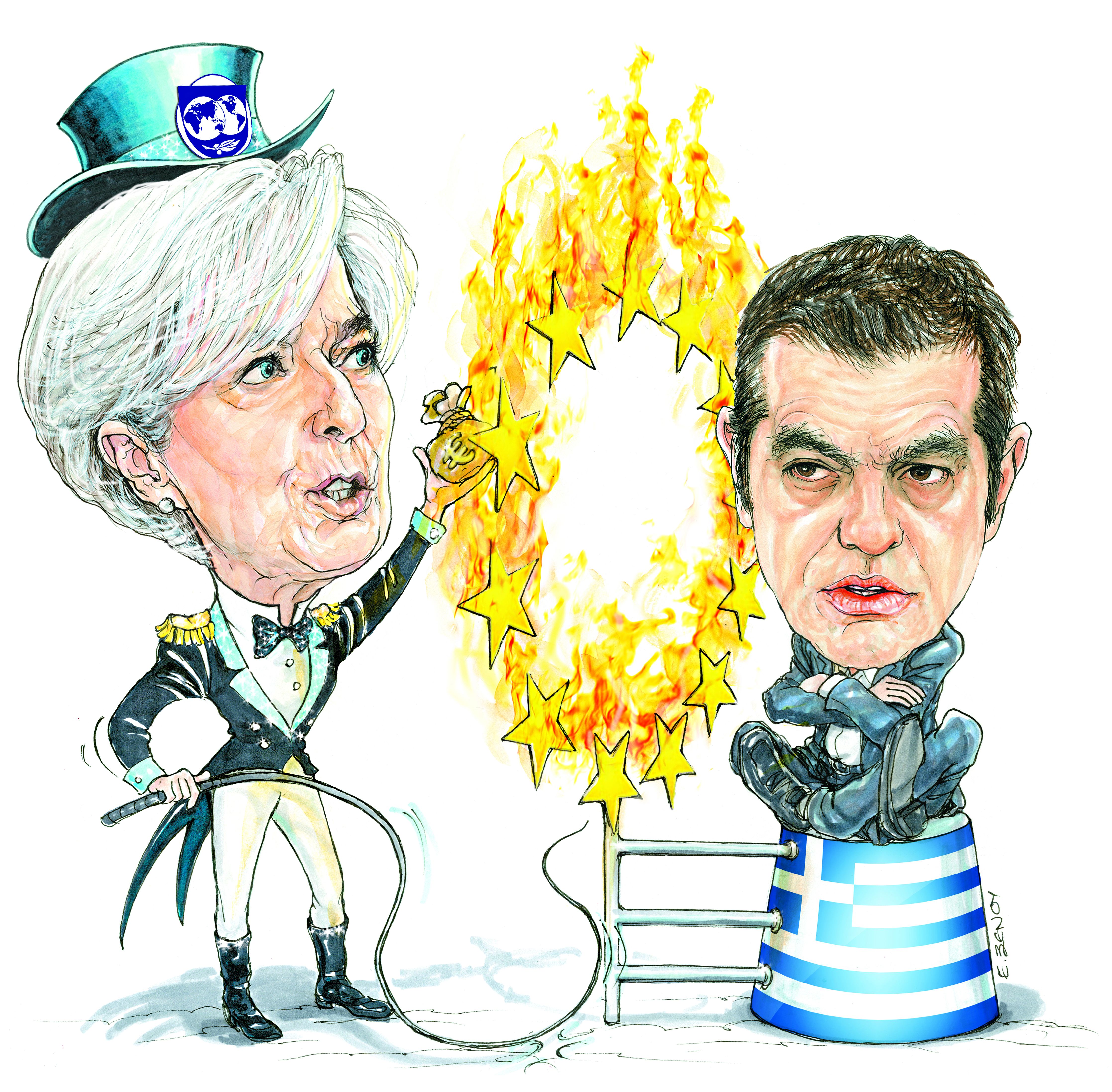 Από τα χαμόγελα στη ρήξη με Γιούνκερ, Μέρκελ και Λαγκάρντ