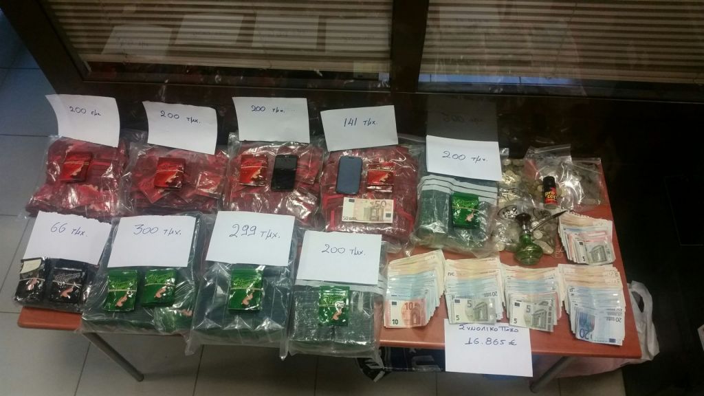 Θεσσαλονίκη: Εξάρθρωση σπείρας διακίνησης παράνομων ουσιών