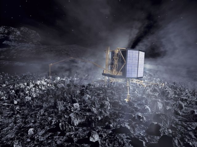 Ο κομήτης του Rosetta «κουβαλά» τις βάσεις της ζωής