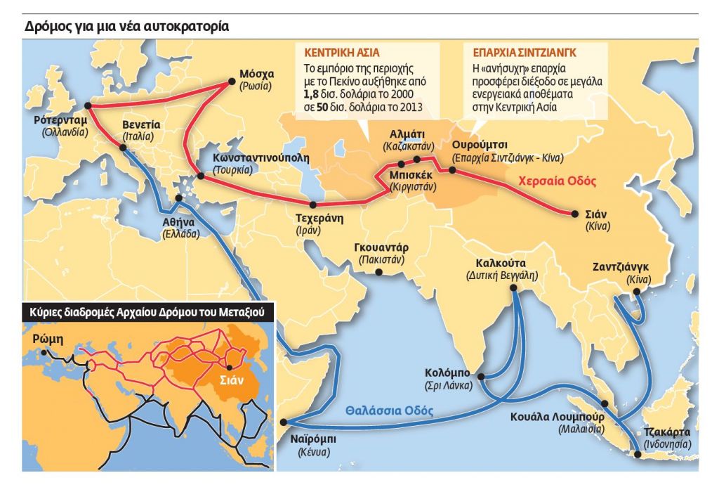 Η Κίνα ανοίγει ξανά τον Δρόμο του Μεταξιού