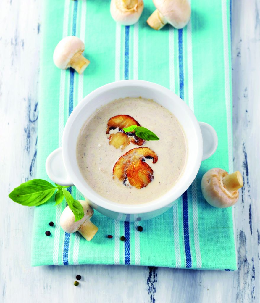 Βελουτέ μανιταρόσουπα με κρέμα γάλακτος