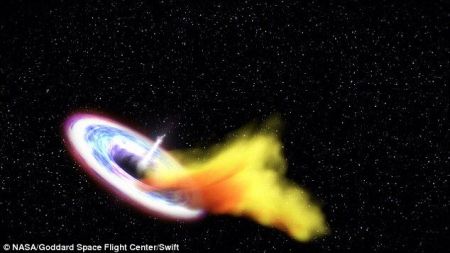 Μαύρη τρύπα καταπίνει άστρο και πετάει τα… τσόφλια