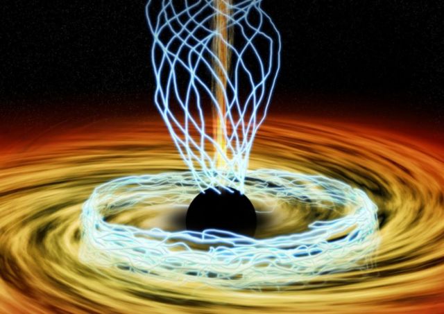 Μαγνητικά πεδία στη μαύρη τρύπα του Γαλαξία