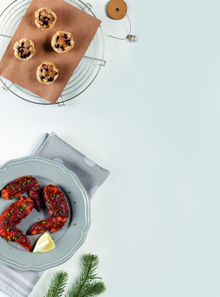 Φτερούγες κοτόπουλου με σάλτσα πίρι πίρι