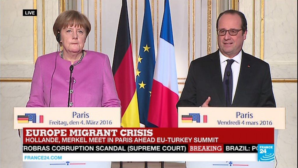 Μέρκελ-Ολάντ: Η Ευρώπη πρέπει να προστατέψει τα εξωτερικά σύνορά της