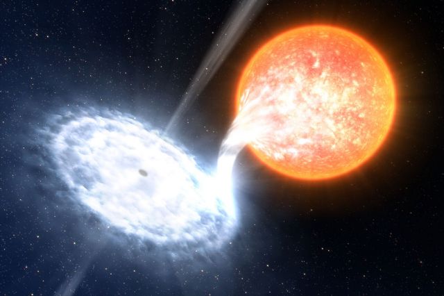 Μια μαύρη τρύπα στον Γαλαξία πετάει… φλόγες!