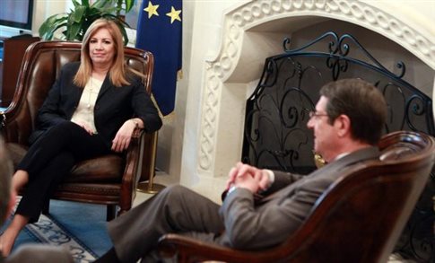 Εθνική ενότητα ζήτησε από την Λευκωσία η Φώφη Γεννηματά