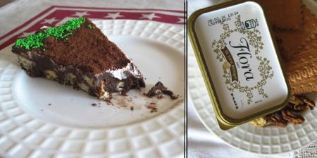 Τούρτα μωσαικό με υποβρύχιο μαστίχα