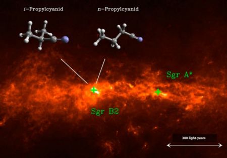 Μόριο με ιδιότητες ζωής εντοπίστηκε στα βάθη του Γαλαξία