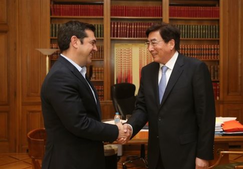Εκπρόσωπο του ΚΚ Κίνας υποδέχτηκε ο Τσίπρας