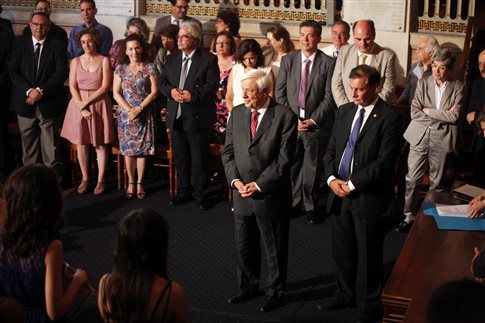 Παυλόπουλος: Η Αριστεία αναδεικνύει και υπηρετεί την αρχή της Ισότητας