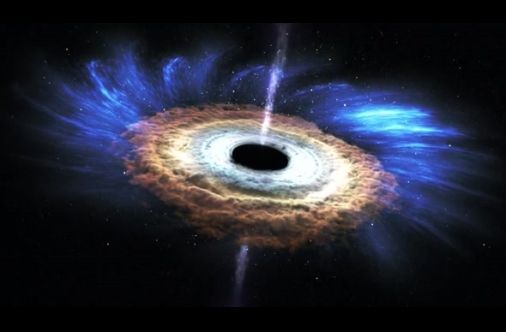 Μαύρη τρύπα πιάστηκε να καταβροχθίζει άστρο