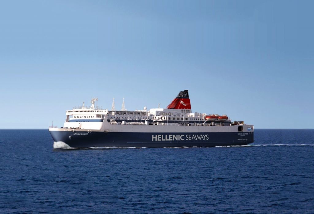 Εγκαινιάστηκε το «Νήσος Σάμος» της Hellenic Seaways