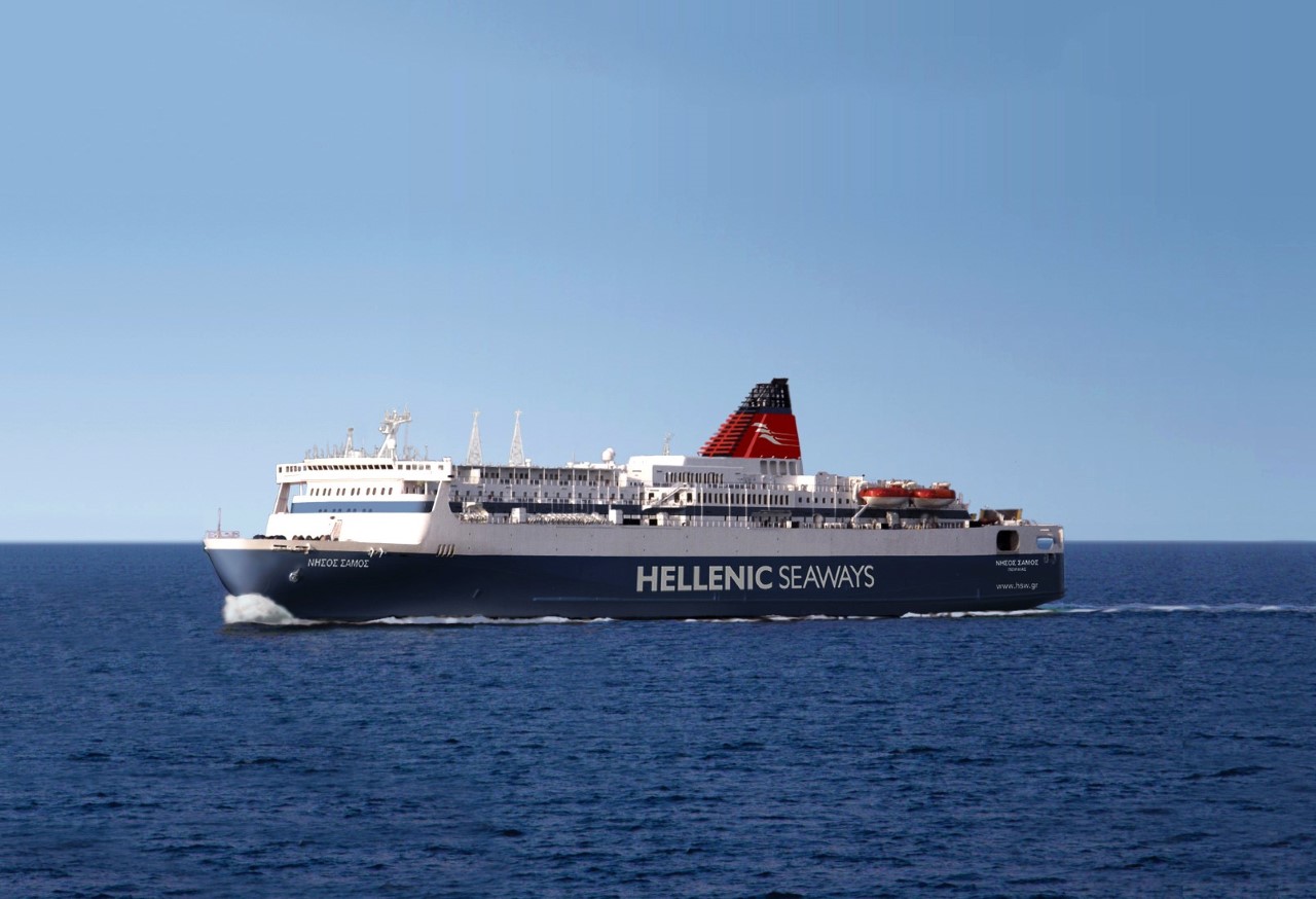 Εγκαινιάστηκε το «Νήσος Σάμος» της Hellenic Seaways
