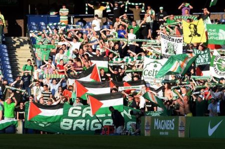 Έρευνα της UEFA για τις παλαιστινιακές σημαίες στο γήπεδο της Σέλτικ