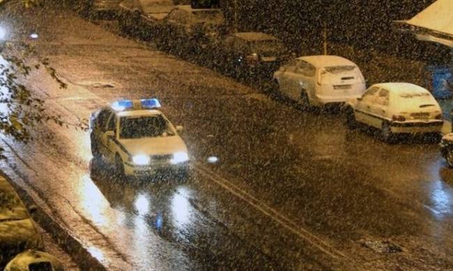 Χιόνια στο κέντρο της Αθήνας τη Δευτέρα το βράδι
