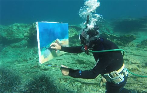 Πέθανε ο ζωγράφος του βυθού Γιάννης Μανιατάκος