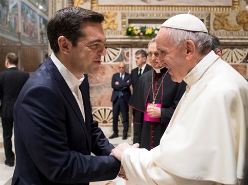 Συνάντηση με τον Πάπα Φραγκίσκο είχε ο Τσίπρας στο Βατικανό
