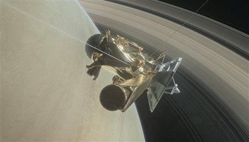 Πρώτη βουτιά του Cassini ανάμεσα στον Κρόνο και τους δακτυλίους του