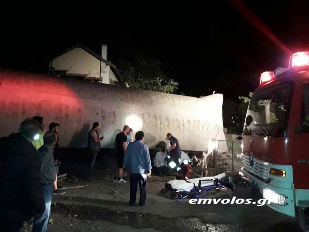 Εκτροχιασμός Intercity έξω από την Θεσσαλονίκη – Τρεις νεκροί και έξη τραυματίες