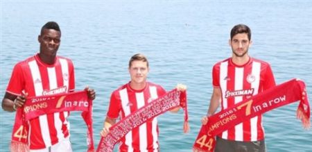 Την απόκτηση των Ρισβάνη, Σισέ και Κούτρη ανακοίνωσε ο Ολυμπιακός