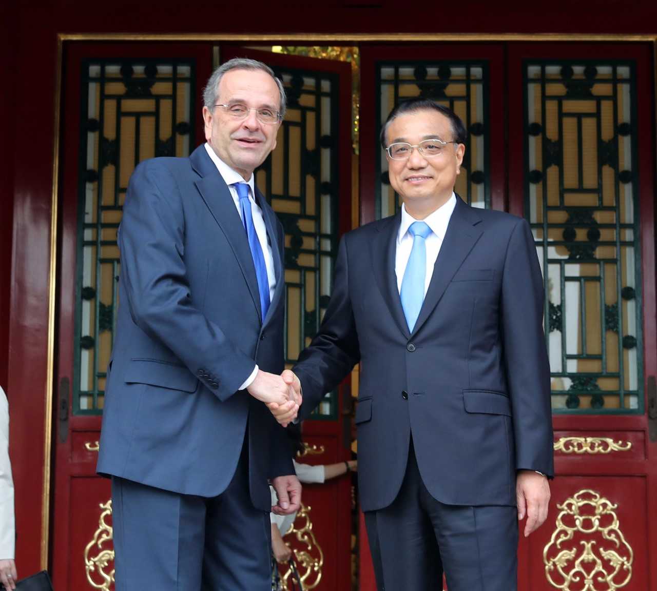 Με τον πρωθυπουργό της Κίνας συναντήθηκε ο Αντώνης Σαμαράς