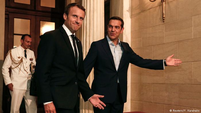 Deutsche Welle: Σύμπτωση απόψεων Μακρόν – Τσίπρα