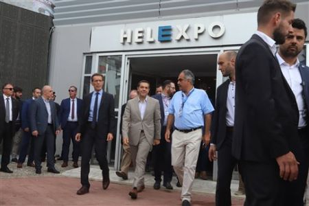 Το περίπτερο του υπουργείου Αγροτικής Ανάπτυξης και Τροφίμων εγκαινίασε ο πρωθυπουργός στη ΔΕΘ