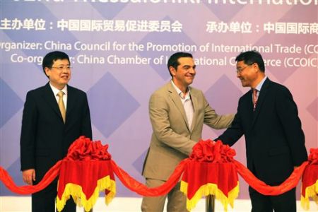 Το περίπτερο της Κίνας εγκαινίασε ο πρωθυπουργός