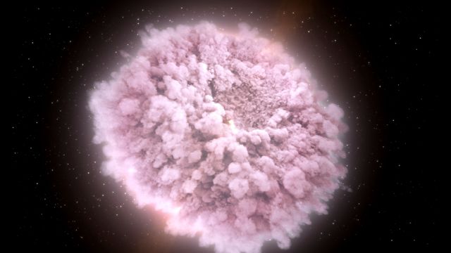 Το εκπληκτικό βίντεο της σύγκρουσης των δύο άστρων νετρονίου