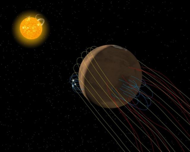O Αρης έχει μοναδική μαγνητο-ουρά