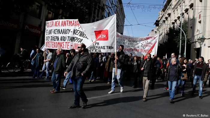 Γερμανικός Τύπος: «Μαζική απεργία κατά της λιτότητας του Τσίπρα»