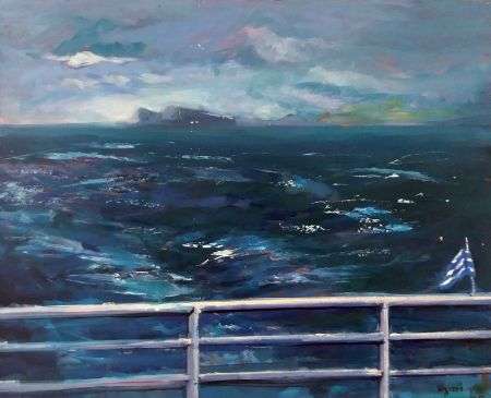 «Οι Τόποι» του Νίκου Καζαντζάκη στην Δημοτική Πινακοθήκη Πειραιά