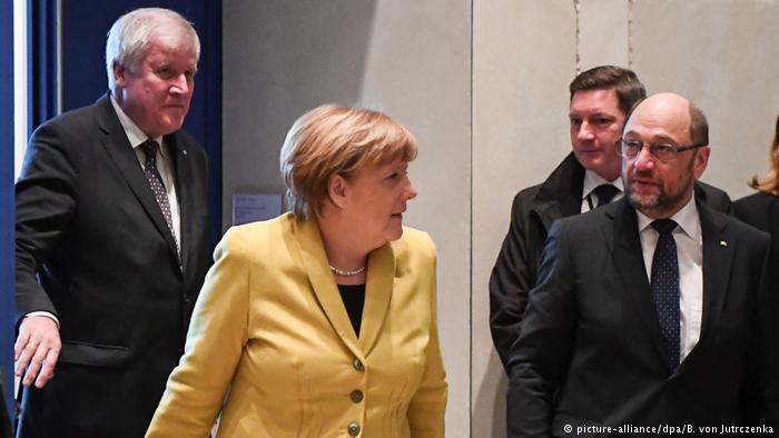 Κατ’ αρχήν συμφωνία για «μεγάλο συνασπισμό» στη Γερμανία