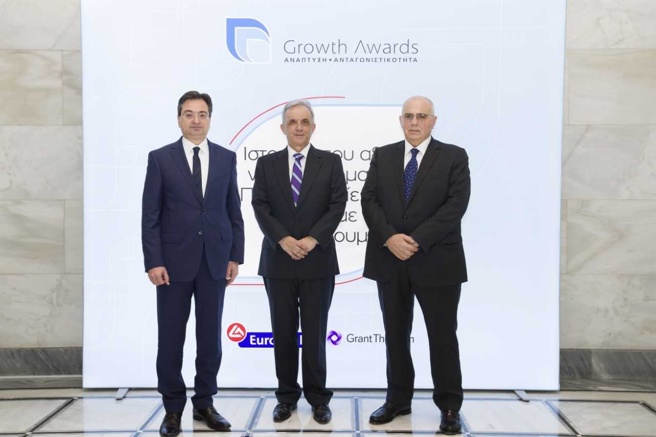 Απονομή βραβείων Ανάπτυξης & Ανταγωνιστικότητας από Eurobank-Grant Thornton