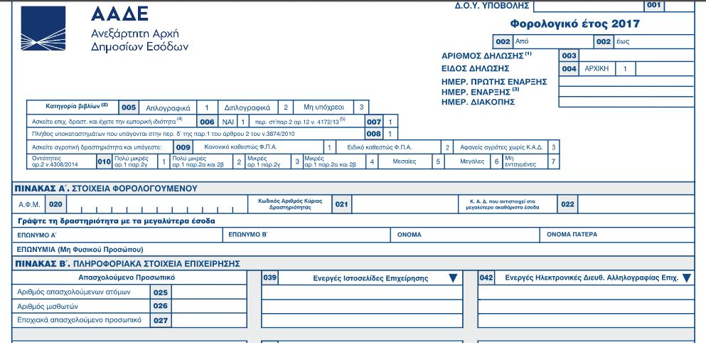 Ποιες οι αλλαγές στο νέο Ε3 για τις επιχειρήσεις