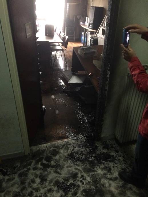 Εμπρηστική επίθεση στα γραφεία της αφγανικής κοινότητας στην Αθήνα