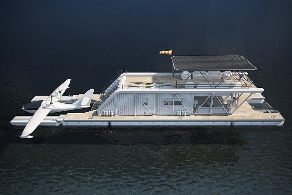 HydroHouse: Μια πλωτή έπαυλη