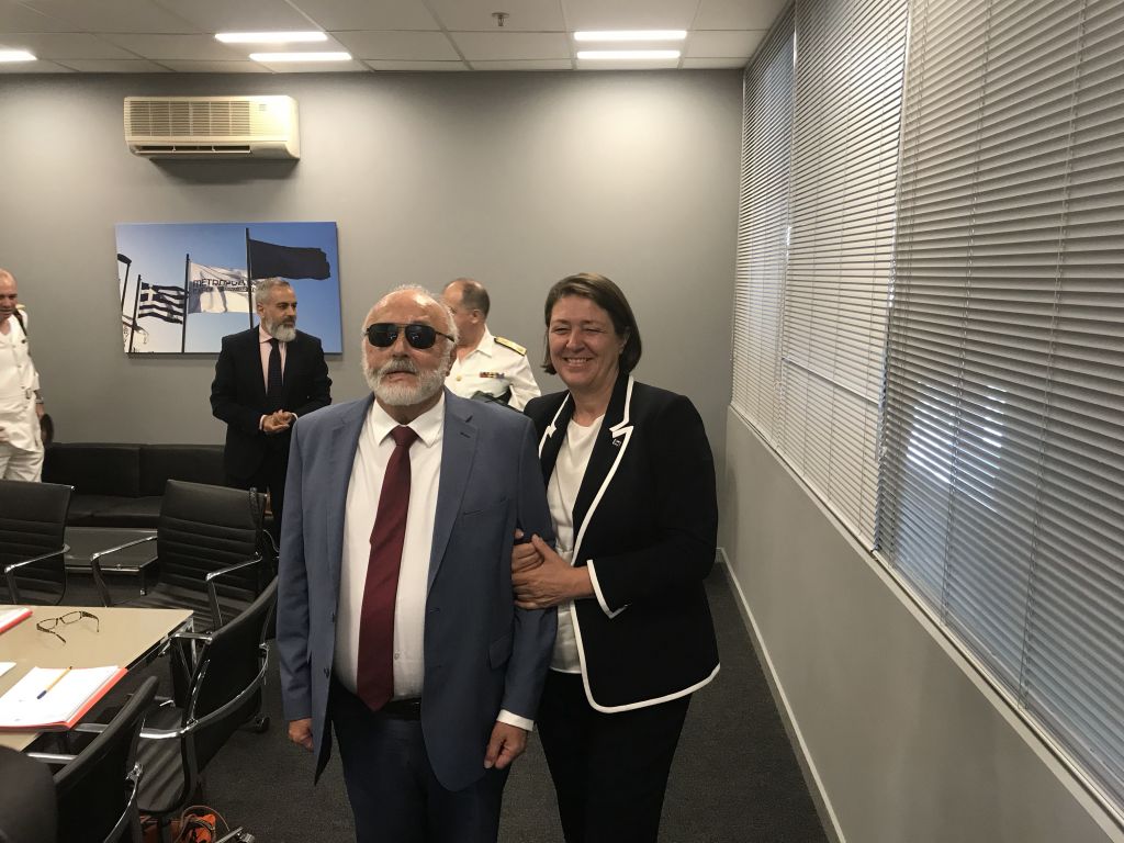 Συνάντηση Π.Κουρουμπλή με ευρωπαία επίτροπο Μεταφορών