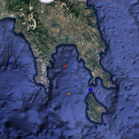 Σεισμική δόνηση 4,6 βαθμών στον Λακωνικό Κόλπο