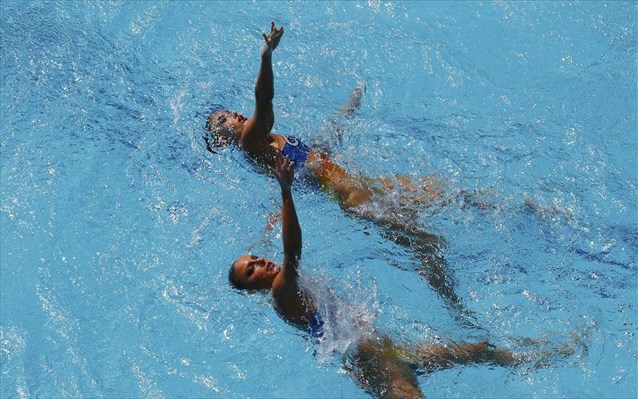 Συγχρονισμένη κολύμβηση : Πέμπτες οι Πλατανιώτη-Παπάζογλου στη Γλασκόβη