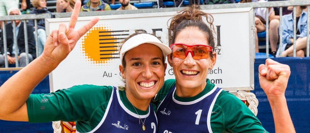 «Χάλκινες» Μαναβή και Τσοπούλου στο μπιτς βόλεϊ