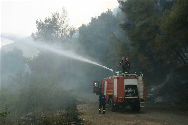 Πάτρα : Πυρκαγιά στο Ανω Καστρίτσι – δεν απειλεί κατοικημένη περιοχή
