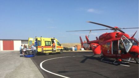 Αεροδιακομιδή τρίχρονου αγοριού, από τη Χαλκιδική στη Θεσσαλονίκη