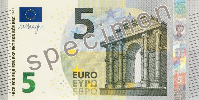 ATMs do not recognize new 5 euro notes