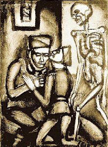 Το προσωπείο του καλλιτέχνη – σαλτιμπάγκου